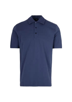 Herno short-sleeve polo shirt - Blue