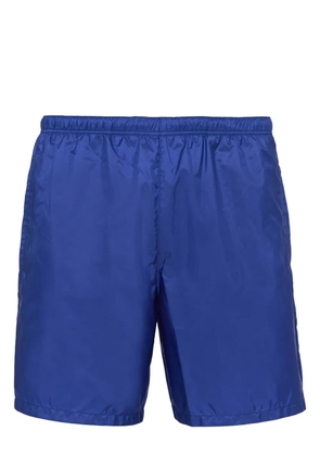 Prada logo-print swim shorts - Blue
