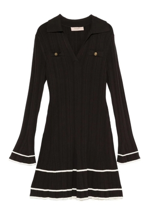 TWINSET button-detail mini dress - Brown