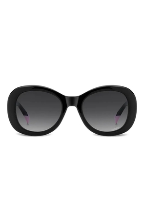 MISSONI EYEWEAR DNA oval-frame sunglasses - Black