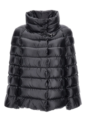Fay quilted high-collar coat - Black