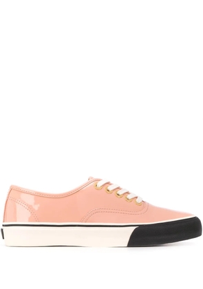 Fumito Ganryu varnished effect sneakers - Pink