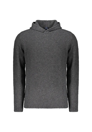 Fedeli hooded long-sleeve sweater - Grey