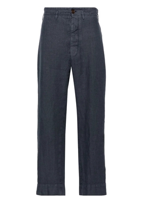 Vivienne Westwood cropped linen trousers - Blue