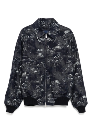 Off-White graphic-print jacket - Blue