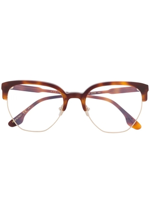 Victoria Beckham Clubmaster frame glasses - Gold