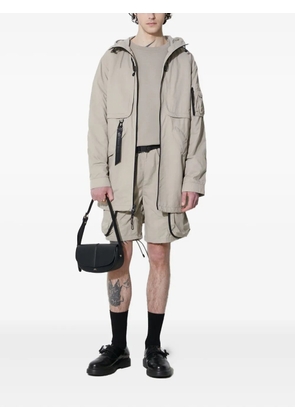 Alpha Industries belted cargo shorts - Neutrals