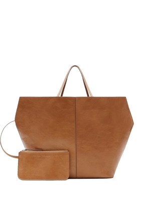 FRANCESCO BIASIA Winona 4ever leather tote bag - Brown