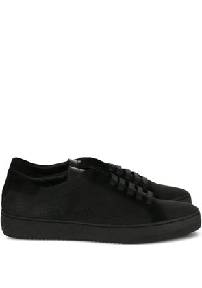 Off-White perforated lace-up sneakers - Black
