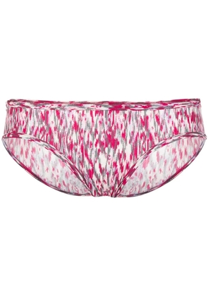 ISABEL MARANT Salika-print bikini briefs - Pink