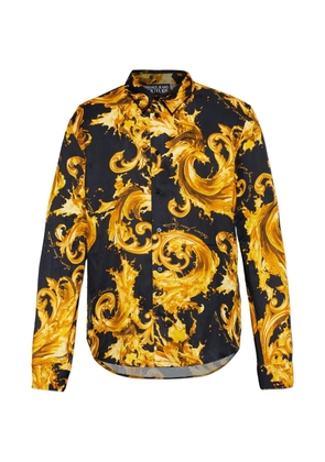 Versace Jeans Couture baroque-print shirt - Black
