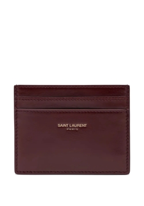 Saint Laurent leather cardholder - Red
