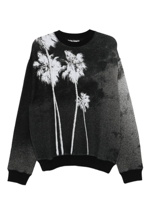 Palm Angels cotton sweatshirt - Black