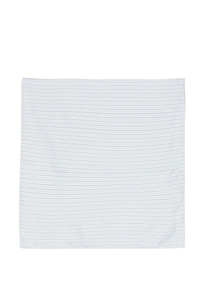 TOTEME striped silk scarf - Blue