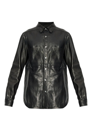 Rick Owens button-fastening flap-pocket shirt - Black