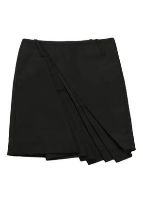 Fax Copy Express wrap skirt - Black