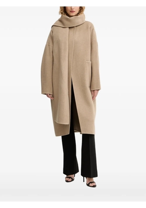 BOSS single-breasted coat - Neutrals