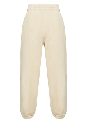 Burberry Check Label cotton track pants - Neutrals