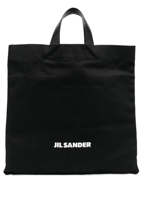 Jil Sander logo-print tote bag - Black