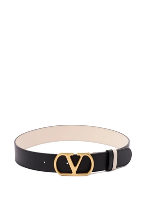 Valentino Garavani V-logo reversible belt - Black