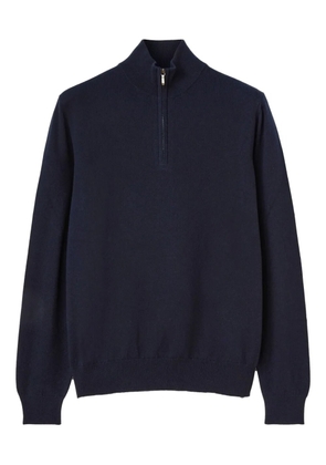 Loro Piana zip-neck sweater - Blue