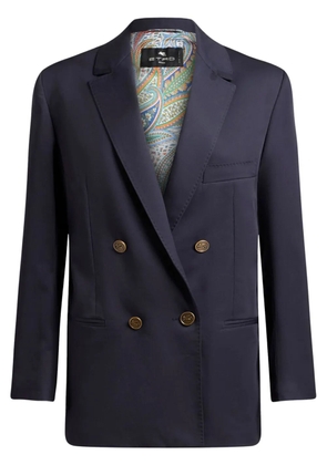 ETRO double-breasted blazer - Blue