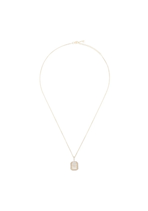 Mateo 14kt gold crystal-embellished heart necklace