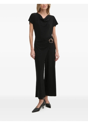 Joseph Ribkoff cowl buckle jumpsuit - Black
