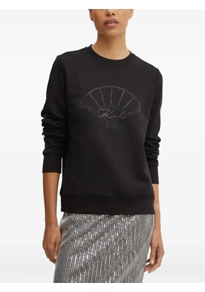 Karl Lagerfeld embellished-detail sweatshirt - Black