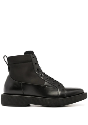 Ferragamo Paul lace-up ankle boots - Black