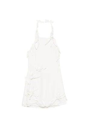 Cult Gaia Elliana floral-appliqué mini dress - White