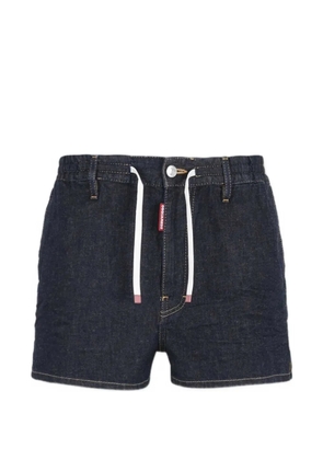 DSQUARED2 belt-loops drawstring shorts - Blue