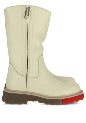 Off-White zip-up boots - Neutrals