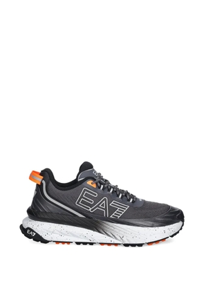 Ea7 Emporio Armani logo-print chunky sneakers - Grey