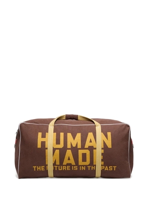 Human Made large Boston luggage - Brown