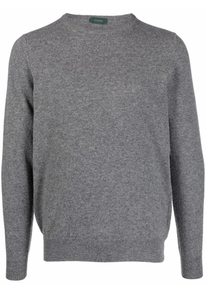 Zanone crew neck jumper - Grey