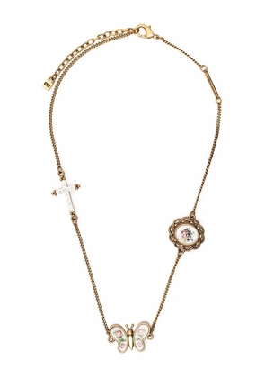 DSQUARED2 chain-link charm necklace - Gold