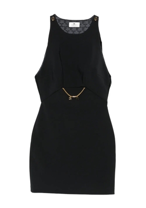 Elisabetta Franchi layered mini dress - Black