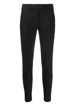 DONDUP slim-fit cotton chinos - Black