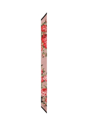 Dolce & Gabbana floral-print scarf - Pink