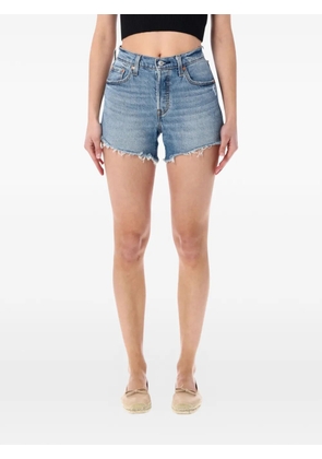 Levi's 501® Curve frayed shorts - Blue