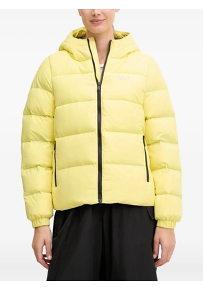 JACK WOLFSKIN Frozen Palace hooded zip-fastening jacket - Yellow
