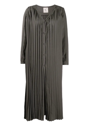 L'Autre Chose pleated midi dress - Grey
