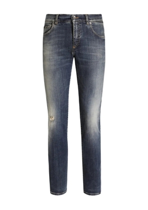 Dolce & Gabbana faded-effect denim jeans - Blue