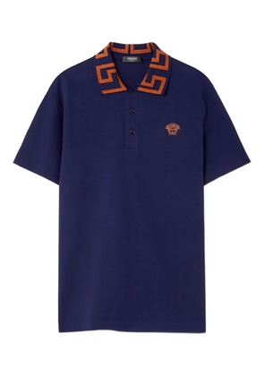 Versace Greca polo shirt - Blue