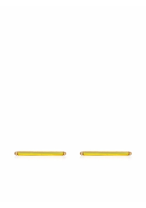 BEATRIZ PALACIOS Neon Lemon short earrings - Yellow