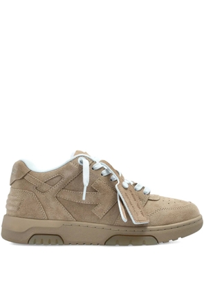 Off-White arrow appliqué lace-up sneakers - Neutrals