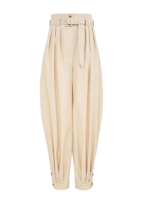 ZIMMERMANN belted pleated pants - Neutrals