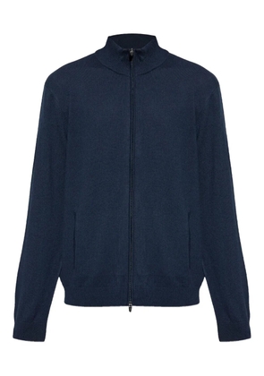 Ea7 Emporio Armani zip cardigan - Blue