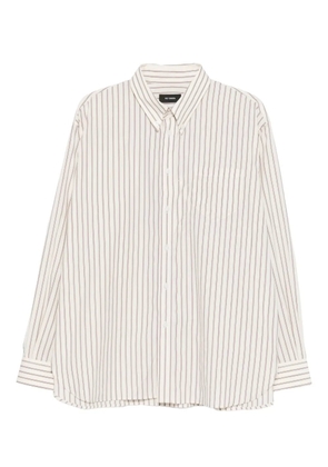 Willy Chavarria striped shirt - Neutrals